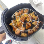 Stainless Steel Vertical Grill Rack with Spit Holder for Barbecue