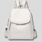 Anti Theft Leather Backpack for Women Slim Shoulder Bag