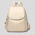 Anti Theft Leather Backpack for Women Slim Shoulder Bag
