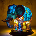 Animal Stained Glass Table Lamp Ornament