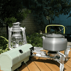 Compact Camping Stove Set with Butane Bottle and Carry Bag