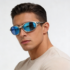 Men’s Polarized Sport Sunglasses Lightweight Metal Frame UV Protection