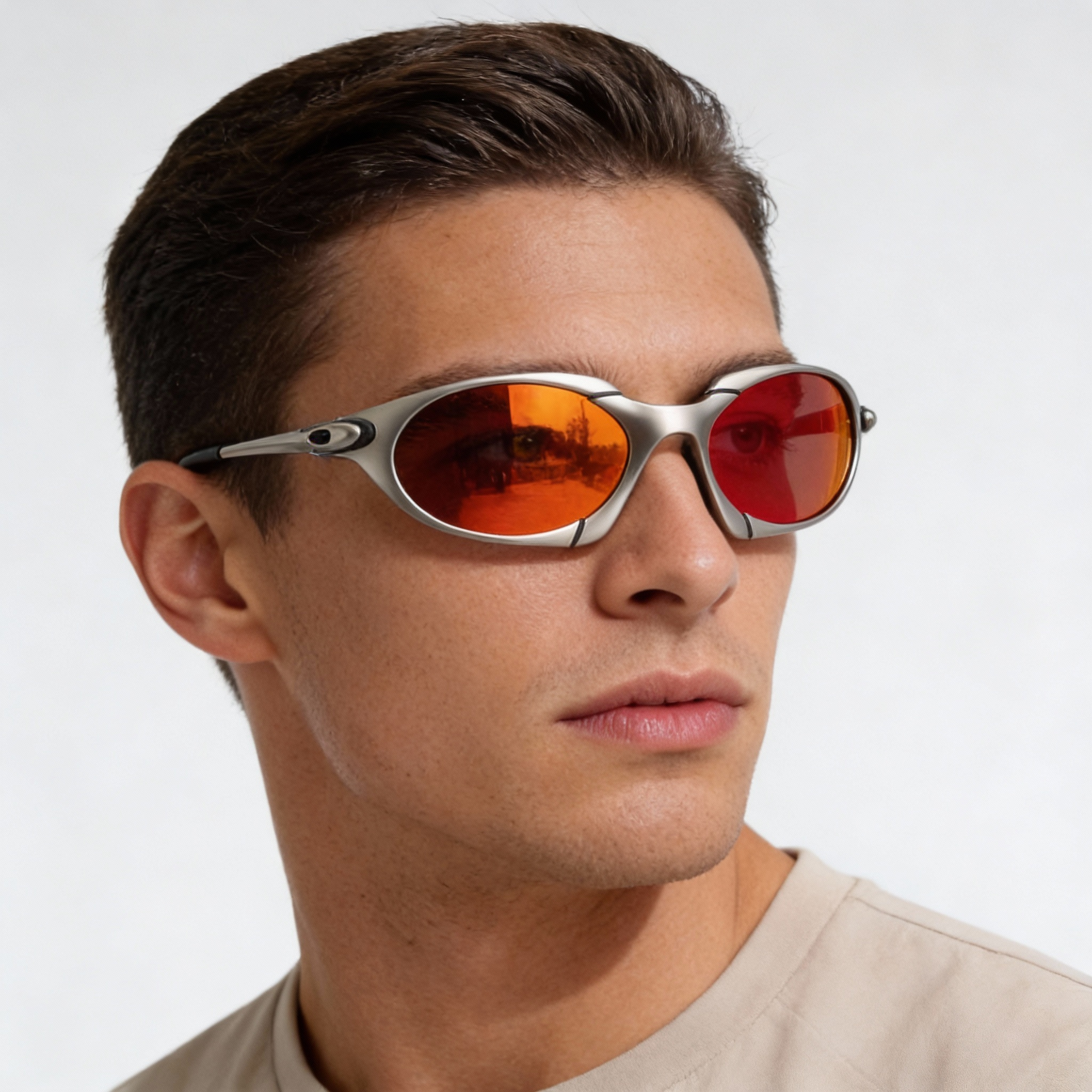 Men’s Polarized Sport Sunglasses Lightweight Metal Frame UV Protection