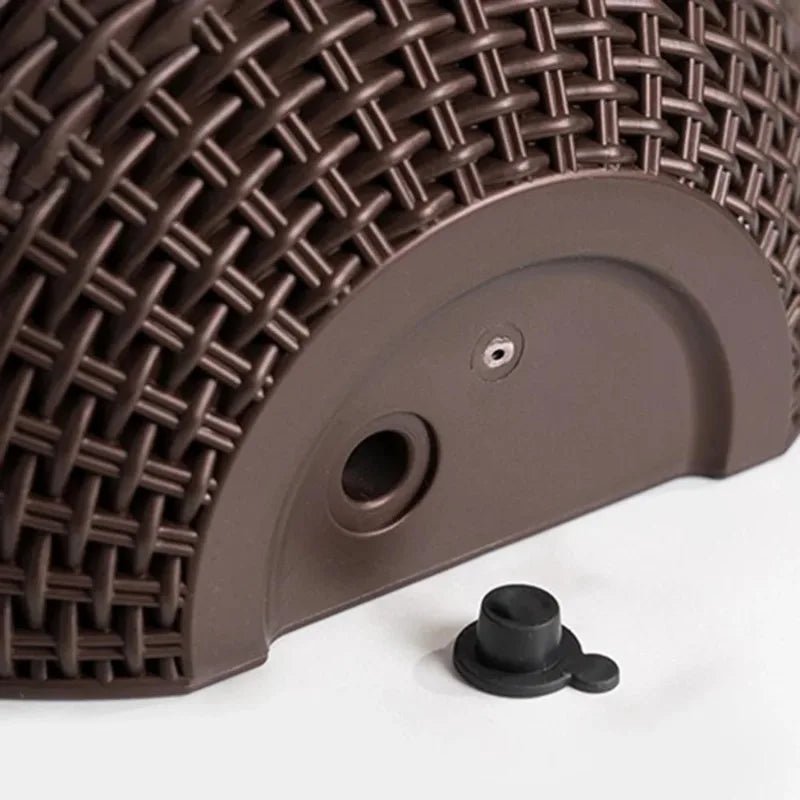 Wall-Mounted Rattan Style Planter Pot for Vertical Garden