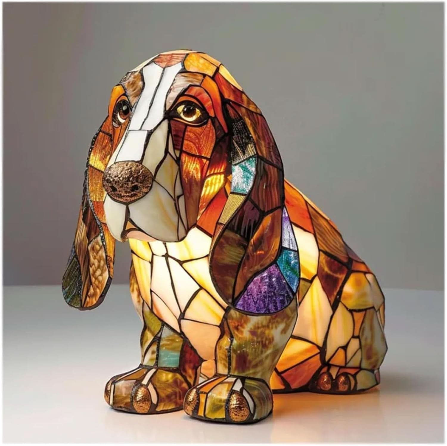 LED Night Light Dog Breed Shape Home Decor Light
