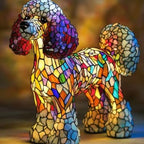 LED Night Light Dog Breed Shape Home Decor Light