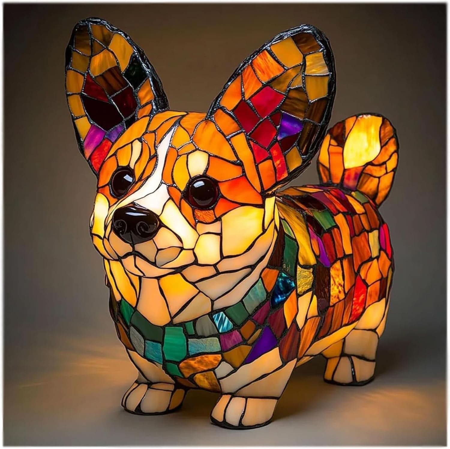 LED Night Light Dog Breed Shape Home Decor Light