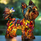 LED Night Light Dog Breed Shape Home Decor Light