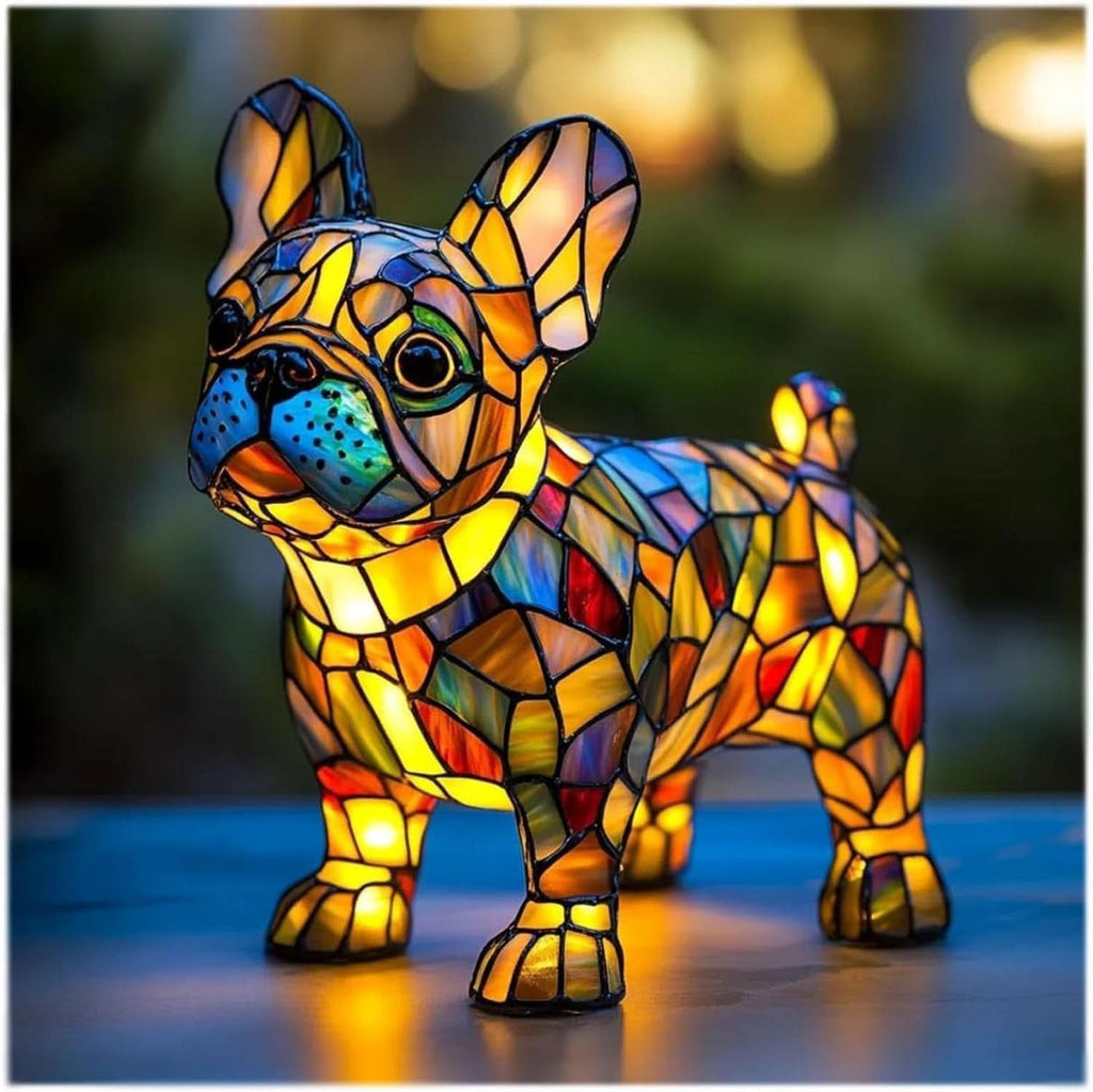 LED Night Light Dog Breed Shape Home Decor Light