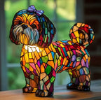 LED Night Light Dog Breed Shape Home Decor Light