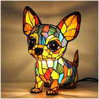 LED Night Light Dog Breed Shape Home Decor Light