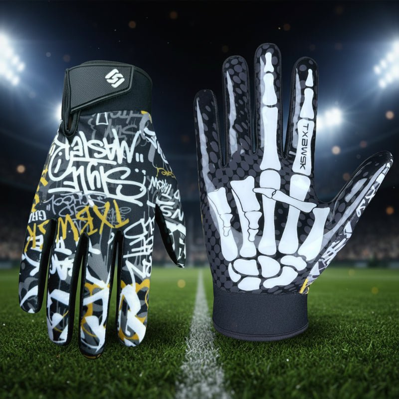 Football Gloves Breathable Palm Grip Enhanced Sports Gloves