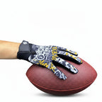Football Gloves Breathable Palm Grip Enhanced Sports Gloves