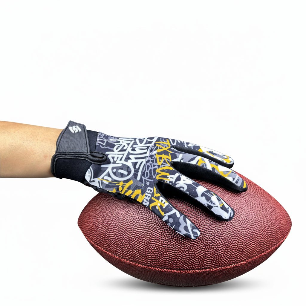 Football Gloves Breathable Palm Grip Enhanced Sports Gloves