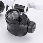 LED Illuminated Magnifying Glasses with 3-Level Magnification Professional