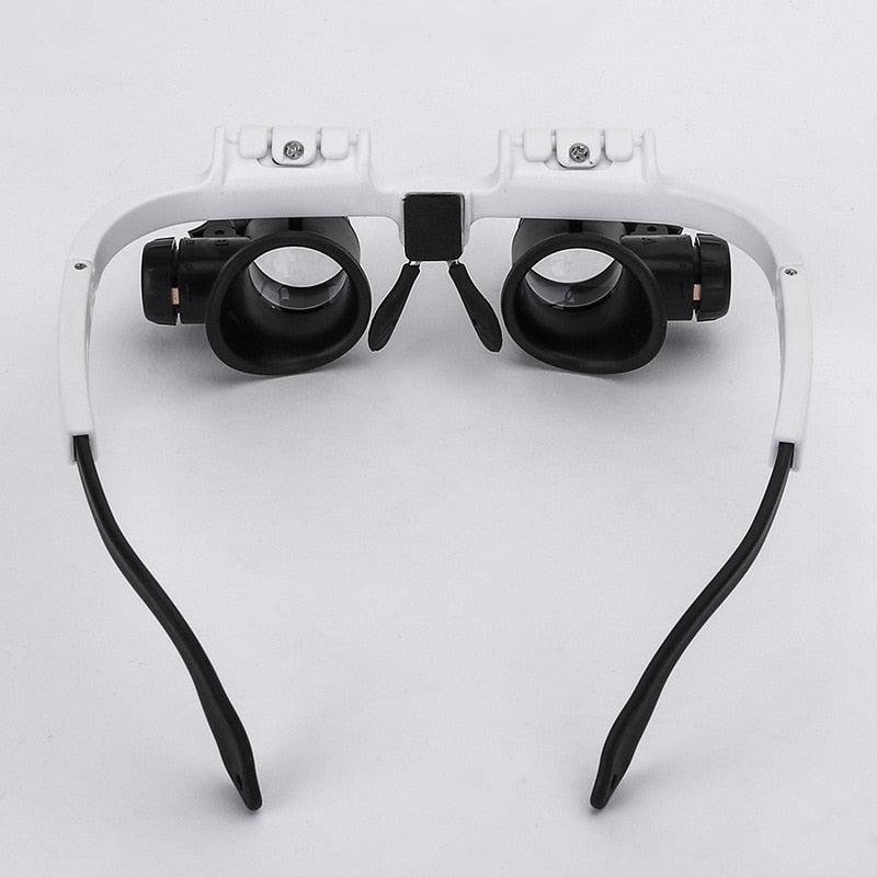 LED Illuminated Magnifying Glasses with 3-Level Magnification Professional
