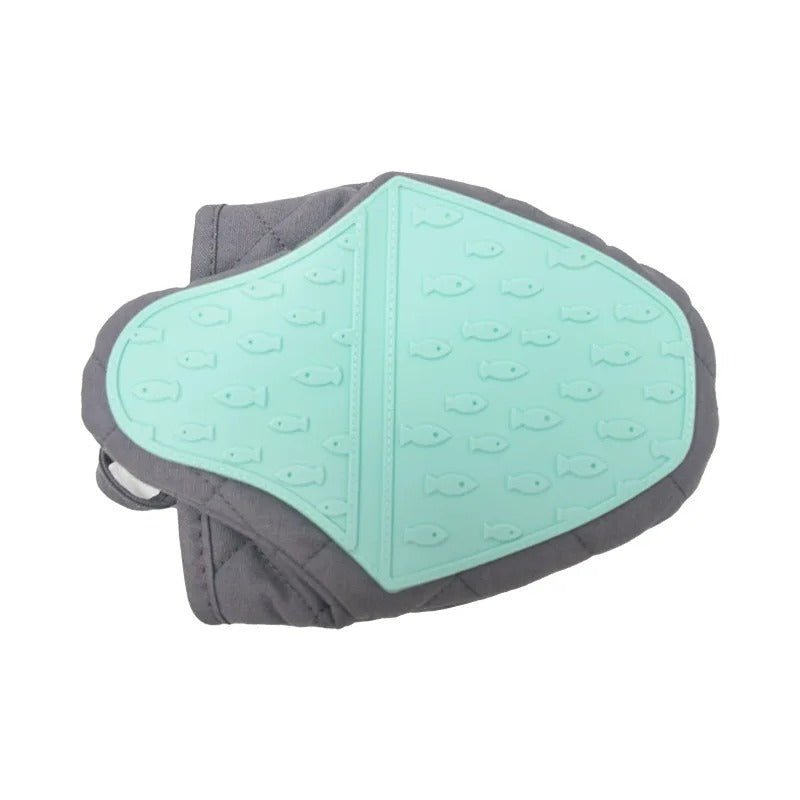 Fish-Shaped Silicone Oven Mitt Heat Resistant Non-Slip Grip