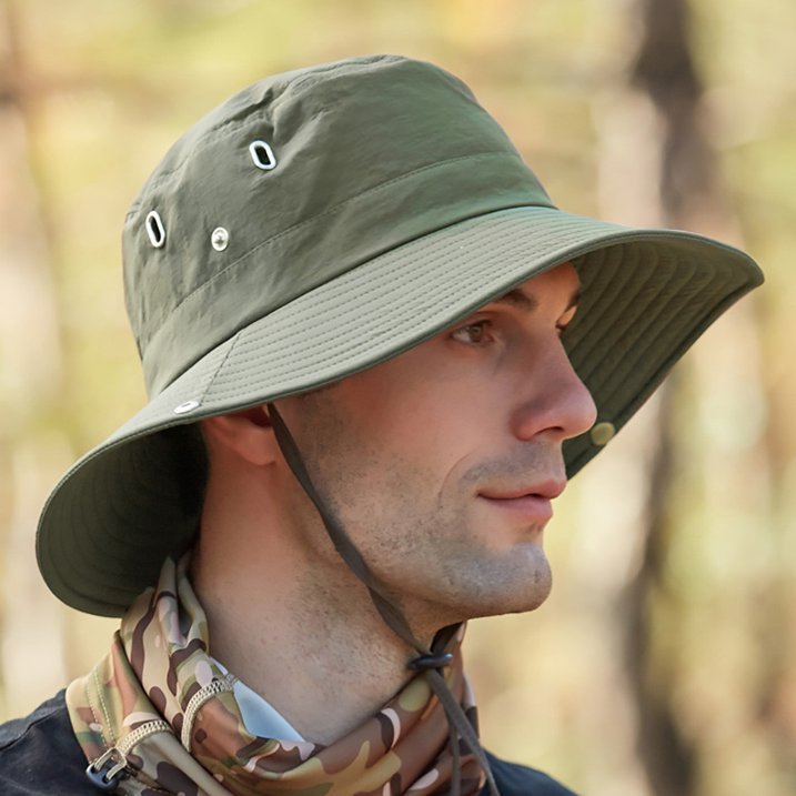 Breathable Wide Brim Sun Hat with UV Protection for Outdoor Use