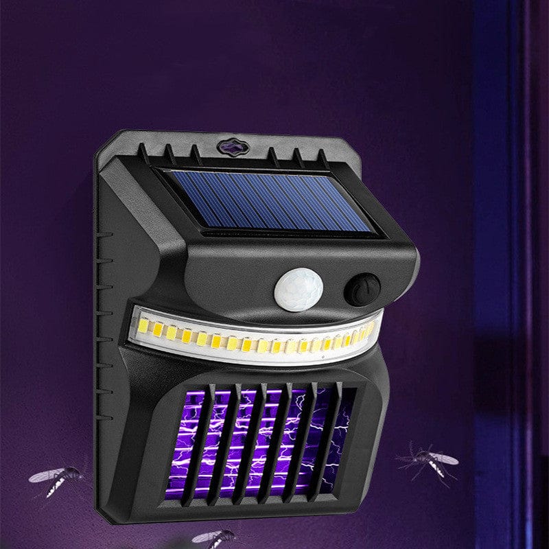 Solar Mosquito Repellent Motion Sensor LED Outdoor Light Lamp