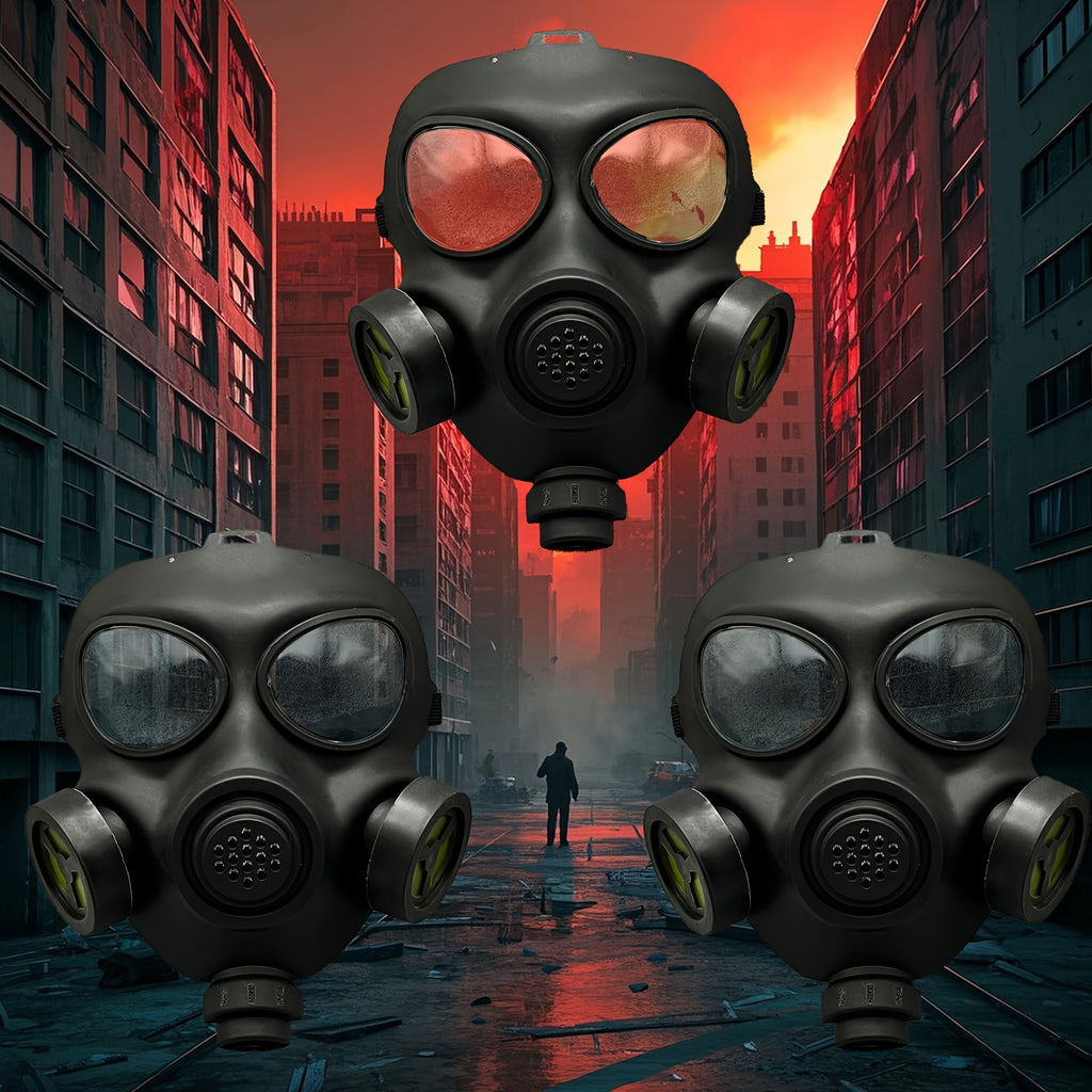 Tactical Full Face Gas Mask Respirator for Cosplay and Air Protection