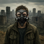 Tactical Full Face Gas Mask Respirator for Cosplay and Air Protection
