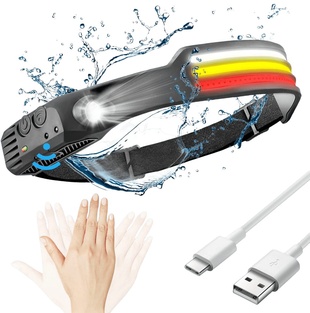 LED Flashlight 1500 Lumens High Power Handheld Sports Safety Light