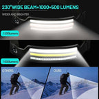 LED Flashlight 1500 Lumens High Power Handheld Sports Safety Light