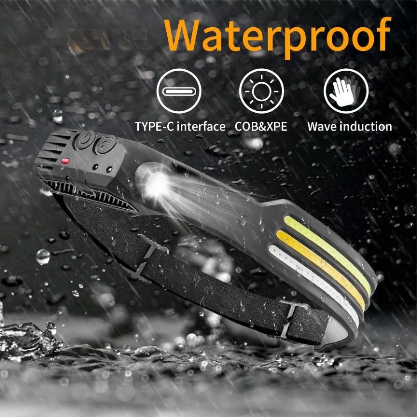 LED Flashlight 1500 Lumens High Power Handheld Sports Safety Light