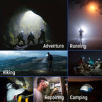 LED Flashlight 1500 Lumens High Power Handheld Sports Safety Light