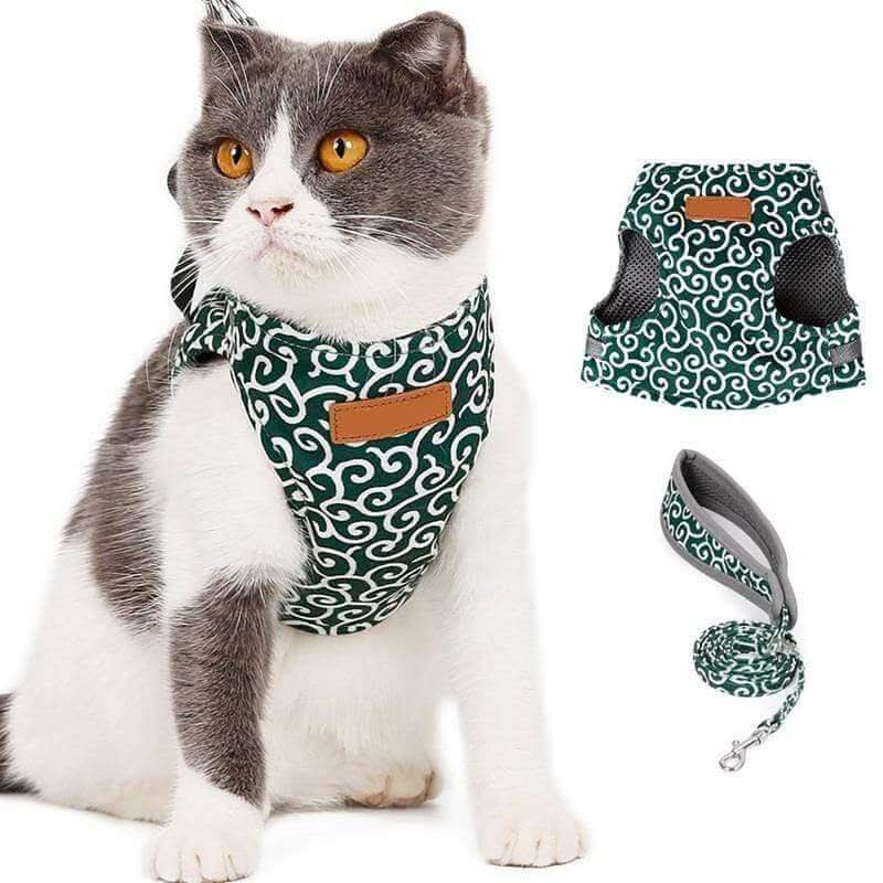 Cat Harness Vest Adjustable Safety Harness for Cats