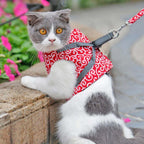Cat Harness Vest Adjustable Safety Harness for Cats