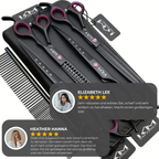 Pet Grooming Scissors Set Professional Stainless Steel Grooming Kit