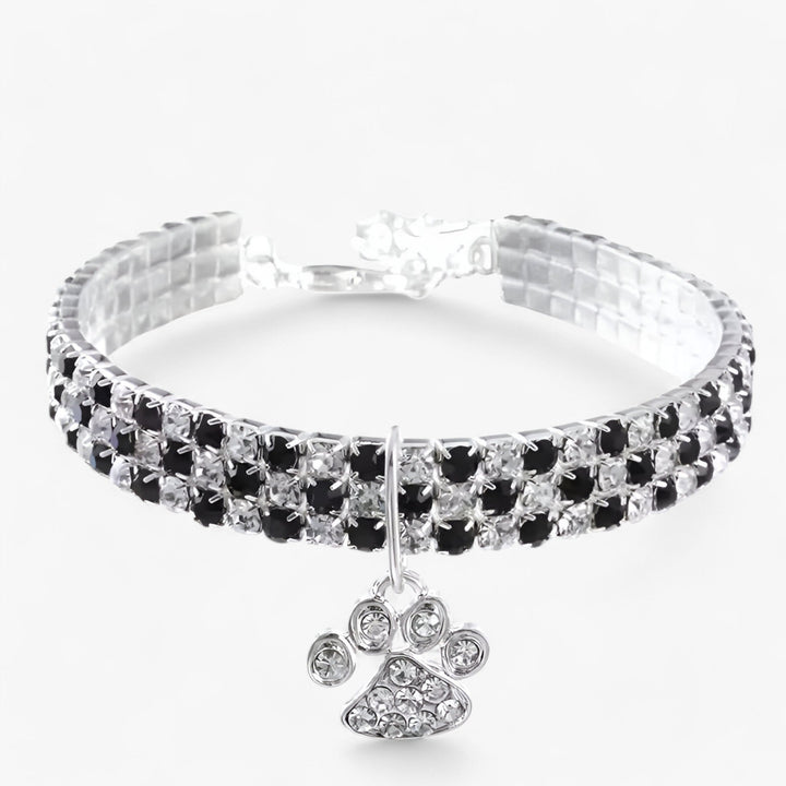 Crystal Necklace with Diamond Pendant