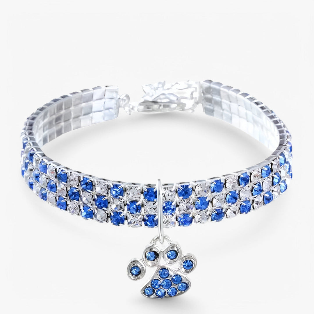 Crystal Necklace with Diamond Pendant