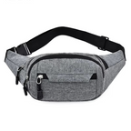 Waterproof Canvas Waist Bag Crossbody Bag Unisex Outdoor Sports