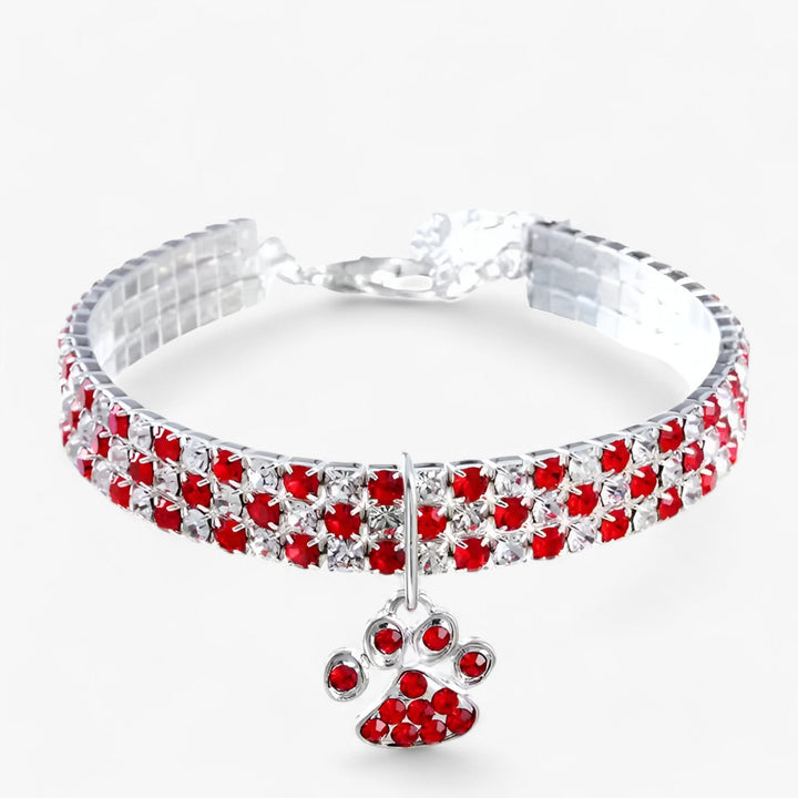 Crystal Necklace with Diamond Pendant