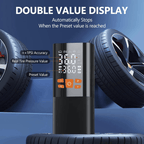 Portable Air Compressor 180 PSI with 25000mAh Battery and Digital Display