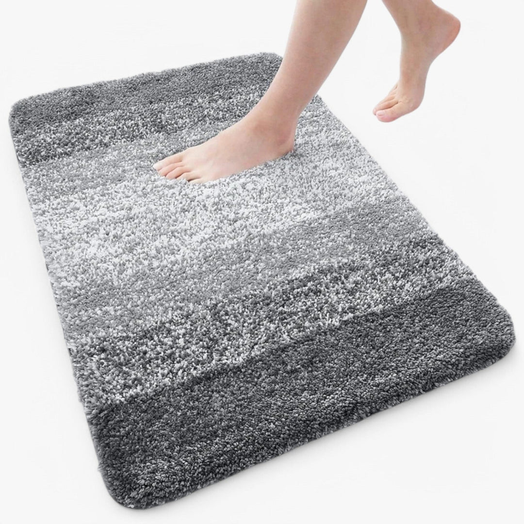 Absorbent Non-Slip Bath Mat for Dry Feet
