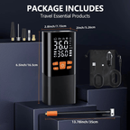 Portable Air Compressor 180 PSI with 25000mAh Battery and Digital Display