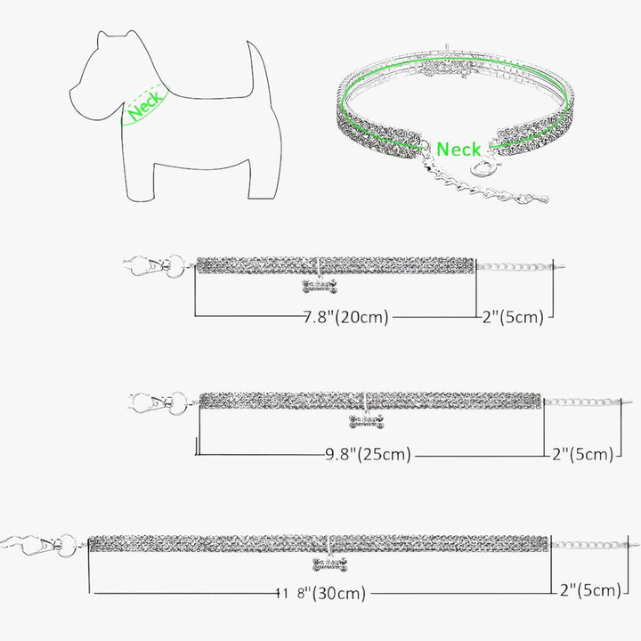 Crystal Necklace with Diamond Pendant