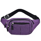 Waterproof Canvas Waist Bag Crossbody Bag Unisex Outdoor Sports