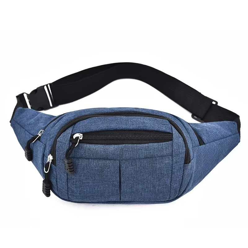 Waterproof Canvas Waist Bag Crossbody Bag Unisex Outdoor Sports