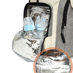 Insulated Diaper Backpack with Storage Pouch Baby Bag Backpack