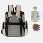 Insulated Diaper Backpack with Storage Pouch Baby Bag Backpack