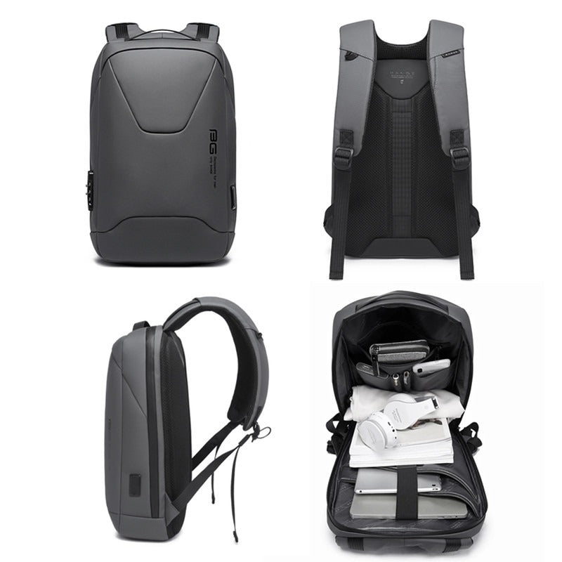 Anti Theft Backpack with USB Charging Port and Hidden Zippers