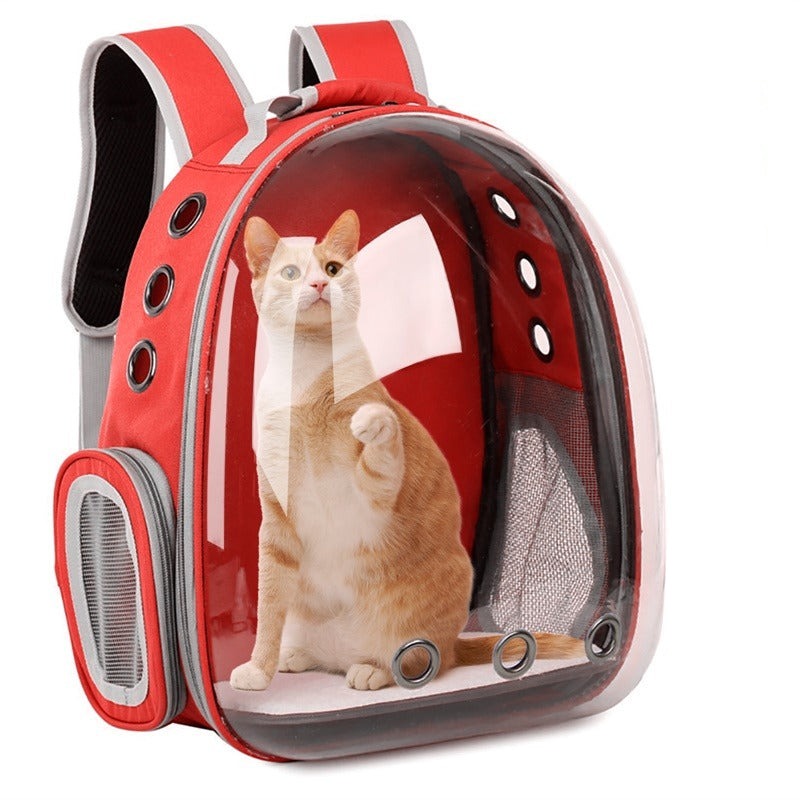 Pet Carrier Backpack Space Capsule Clear View Design