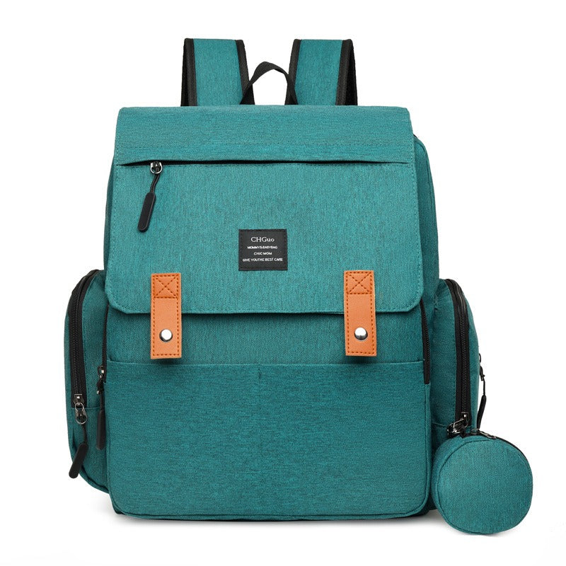 Insulated Diaper Backpack with Storage Pouch Baby Bag Backpack