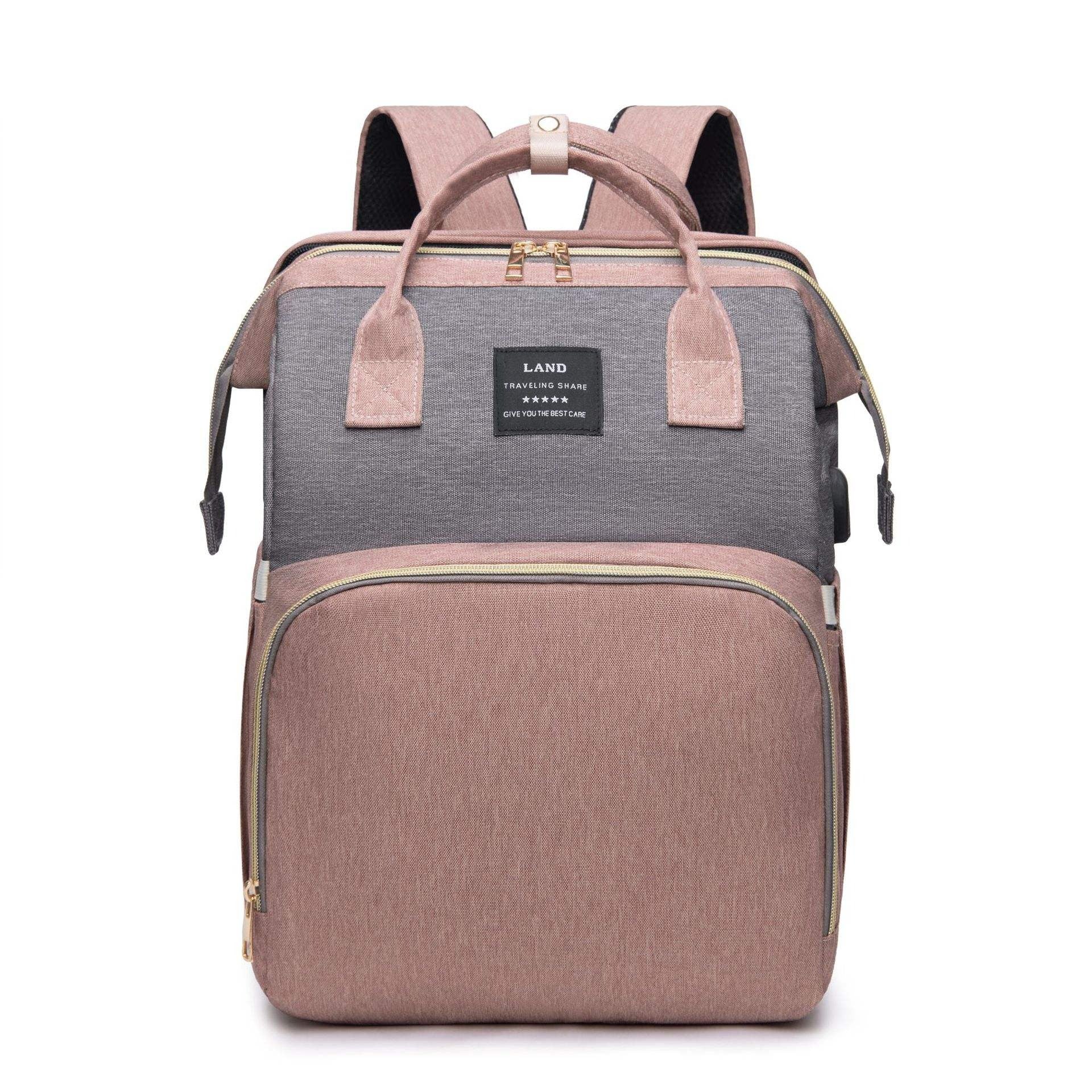 Baby Diaper Backpack with Waterproof Travel Design and Changing Pad