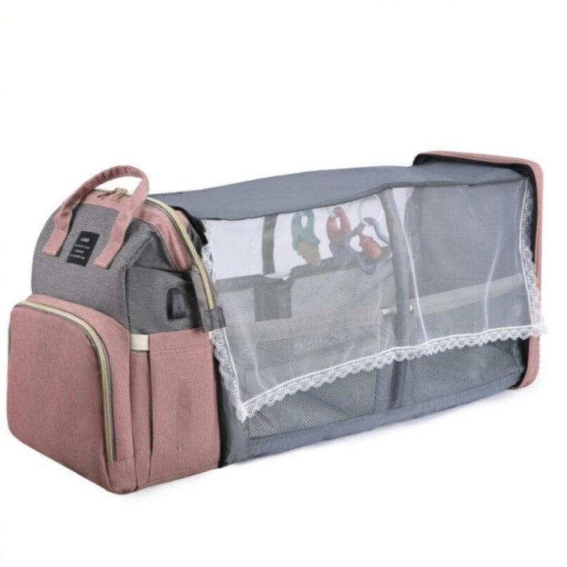 Baby Diaper Backpack with Waterproof Travel Design and Changing Pad