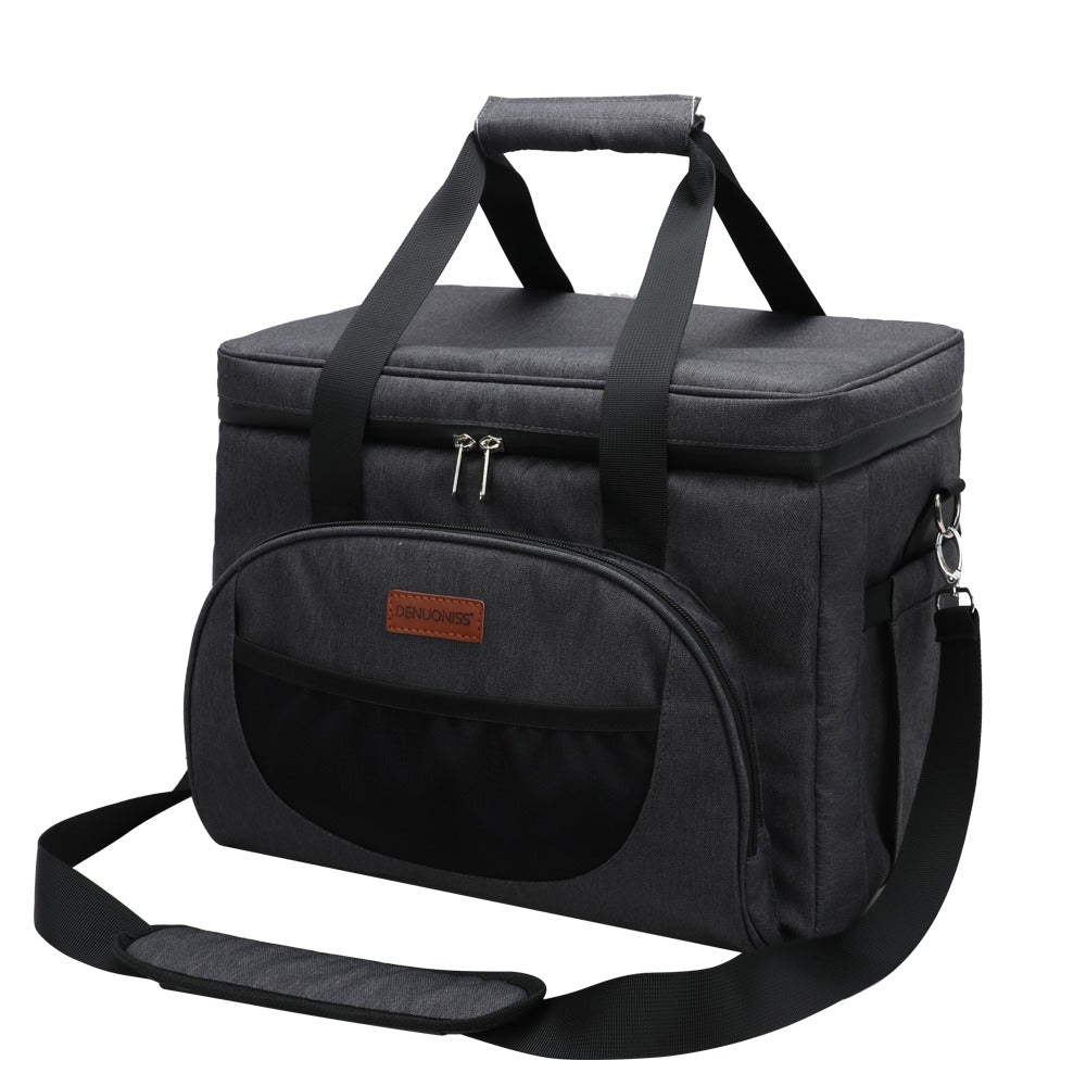 Insulated Cooler Bag Large Capacity Travel Tote Soft Sided Cooler